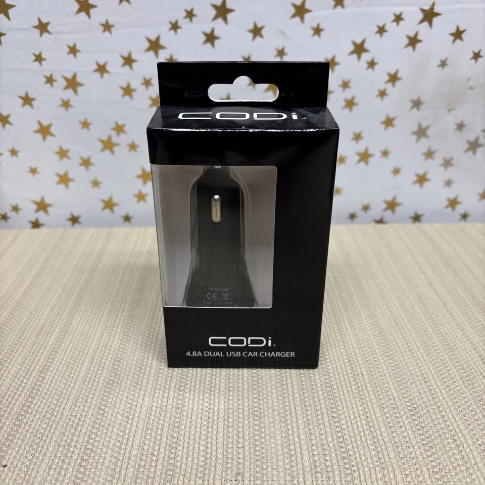 CODi 4.8 Dual USB Car Charger - Power Adapter - Car Foto 1 de 3