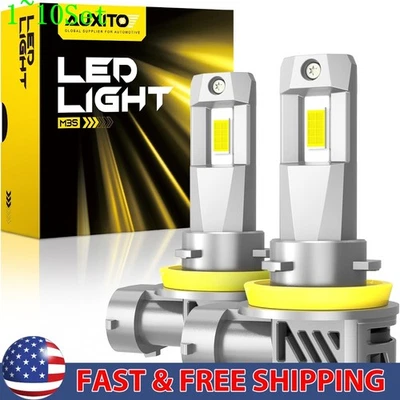 H11 LED Headlight Super Bulb Bright 6500K White 800000LM HIGH/LOW BEAM 1-10Set - Image 1 of 4