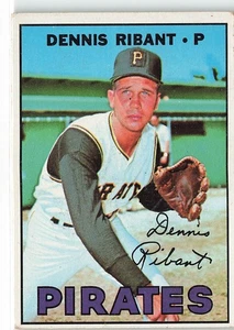 1967 Topps #527 Dennis Ribant - Picture 1 of 2