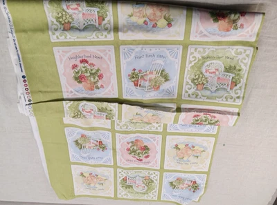 PUERTAS DE PANTALLA Susan Winget de Colección Beber Limonada Té Dulce Noticias del Barrio 6yds Foto 1 de 4