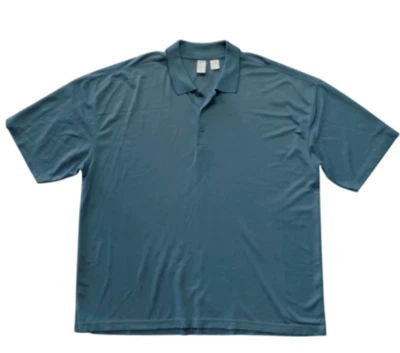 Camisa Polo Birmania Bibas Para Hombre Talla 2XL XXL Manga Corta Rayón/Poliéster Golf Azul Foto 1 de 4