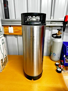 Italian Stainless Steel 19L Litre Cornelius Ball Lock Corny Keg Home Brew #1 - Picture 1 of 3