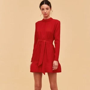 C/MEO Collective Comes In Waves Mini Dress in Red NWT Women Dress Size M - Picture 1 of 6