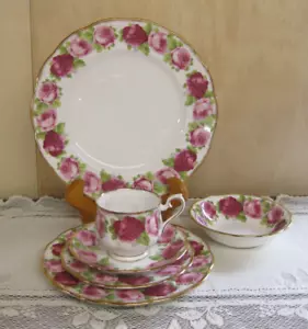 ROYAL ALBERT OLD ENGLISH ROSE 6 TEILIGES GEDECK - Bild 1 von 3