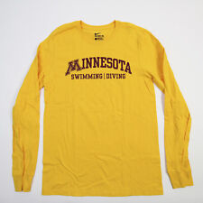 Minnesota Golden Gophers Nike Nike Tee Long Sleeve Shirt Men's Yellow New