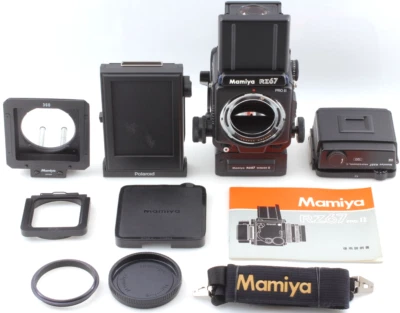 [Top Neuwertig] Mamiya RZ67 Pro II Kamera 120 Halter Polaroid Back Winder aus Japan - Bild 1 von 4