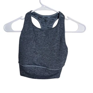 Calia Sports Bra Women's XS Blue Heather Racerback Sleeveless Athletic Top Gym - Picture 1 of 7
