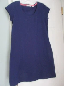 Isaac Mizrahi Live! Scoop Neck Short Sleeve Knit Dress - Navy, XS - Picture 1 of 5