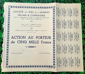 Dépt 13 - Arles au Mas de l'Agneau - Très Rare Manade (Elevage de Taureaux) 1951 - Picture 1 of 1