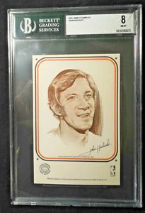 1975/76 Linnett MSA TEST card BVG 8 John Havlicek Boston Celtics HIGHEST RARE - Picture 1 of 2