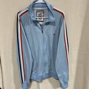 Chaqueta Aeropostale California Azul Claro Estilo Pista Cremallera Adulto XL - Imagen 1 de 5