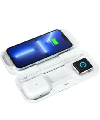 MOMAX Airbox Multi-Device Wireless Charging Power Bank 10000mAh MFi PD Portable - Image 1 of 4