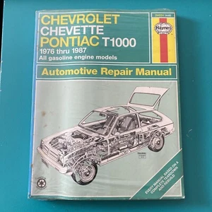 Haynes Automotive Repair Manual 449 Chevrolet Chevette Pontiac T1000 1976-1987 - Picture 1 of 8