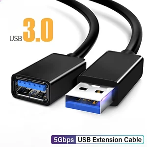 USB 3.0 Extension Cable High Speed Extender Cord Adapter Type A Male to Female - Picture 1 of 10