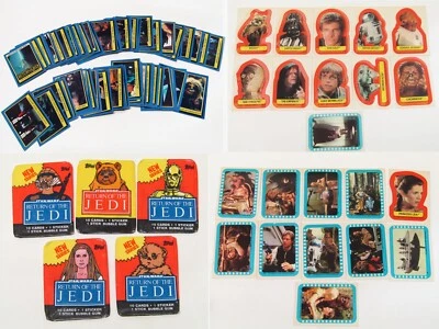 Star Wars 1983 Topps ROTJ Serie 2 -  88 Cartes + 22 Stickers  Sets Complets - Photo 1/4