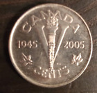 2005 Canadian V for Victory Nickel 50th anniversary 5 Cent Circulated