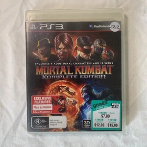 Mortal Kombat Komplete Edition | Disc VGC Ex-Rental | PS3 Complete w Manual - Picture 1 of 7