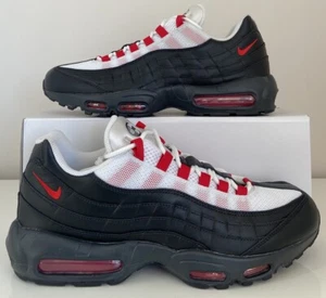 Nike Air Max 95 'By You' ID Entrenadores Talla 12 Reino Unido, 13 EE. UU. Personalizados Blanco Rojo TN - Imagen 1 de 20