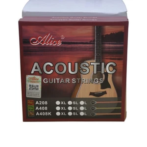 10Sets Alice Acoustic Guitar Strings Phosphor Bronze Color Alloy Winding A208-L - Picture 1 of 5