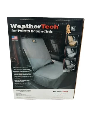 Protector de asiento con canastilla WeatherTech en carbón SPB002CH para camionetas autos SUV ¡NUEVO! Foto 1 de 4