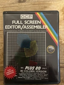 ZX SPECTRUM: OCP - Full Screen Editor/Assembler - Cassette - Boxed Complete - Afbeelding 1 van 4