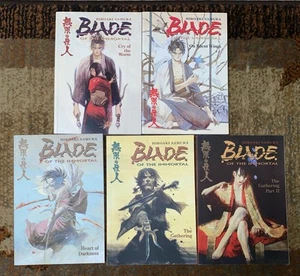 Blade of The Immortal - 5 Book Lot, Hiroaki Samura, Dark Horse Comics, Manga - Picture 1 of 5