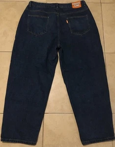 DAMAGE Orange Tab Jeans XL Butter Goods Baggy Helas TOA Theories Polar Big Boy - Picture 1 of 8