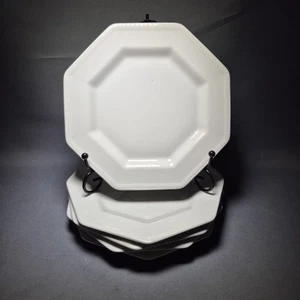 4 Johnson Brothers Heritage White Side Starter Plates Vintage Dinning Set 8" - Picture 1 of 10