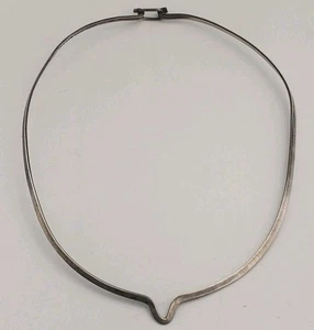 Collar gargantilla vintage de plata esterlina de México con forma redonda con cierre 925 - Imagen 1 de 7