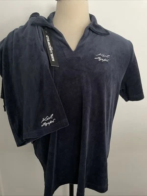 KARL LAGERFELD NUEVO Traje Para Hombre 2 Piezas Polo Talla L y Pantalones Cortos Talla M Foto 1 de 4