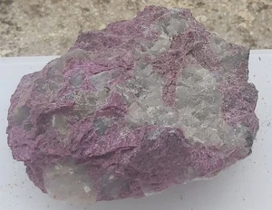 Lepidolith, Edelstein mit variabler Farbe, - Bild 1 von 3