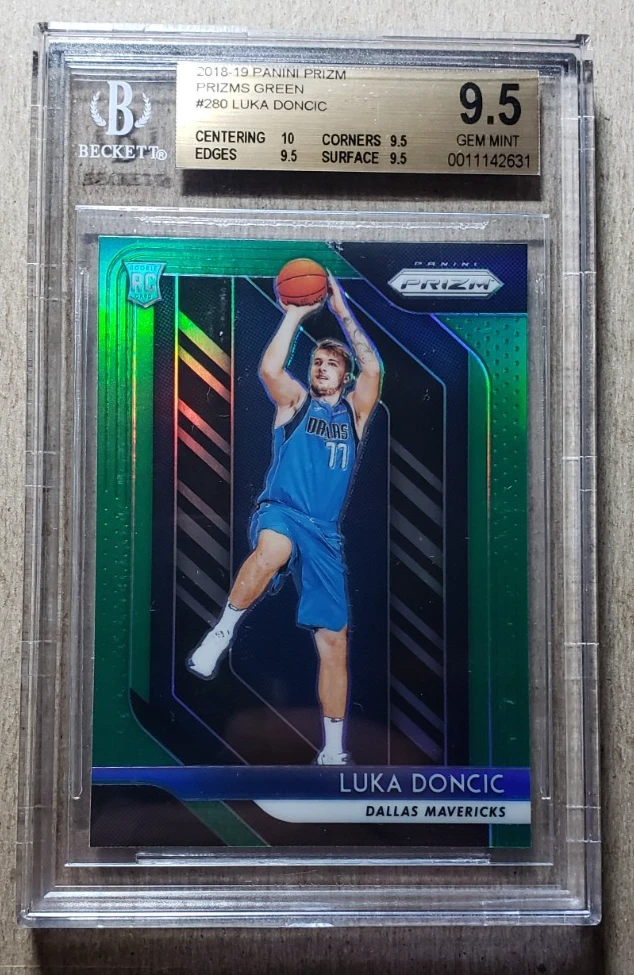 Luka Dončić Grade 9.5 Basketball Trading Cards & Accessories for