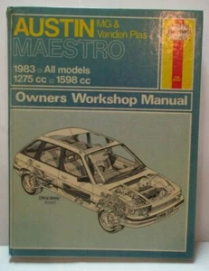 Haynes - Austin Maestro MG Y Vanden Plas - 1983 - Propietario Manual de Taller - Imagen 1 de 7