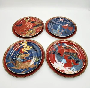 Williams Sonoma Lunar New Year Dinner Plates & Salad Plates Set of 8 NEW - Picture 1 of 3