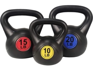 BalanceFrom Wide Grip Kettlebell Exercise Fitness Weight Set - Picture 1 of 5