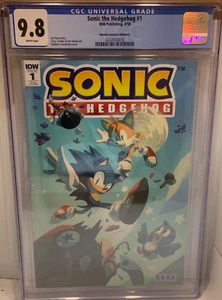 CGC 9.8 SONIC THE HEDGEHOG #1 (2018) IDW RI COVER A VARIANT LOW CENSUS ONLY 9 - Picture 1 of 10