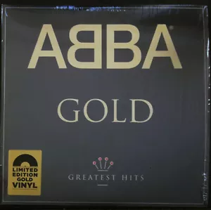 ABBA Gold limited GOLD COLOURED VINYL 2 LP NEW/SEALED - Picture 1 of 2
