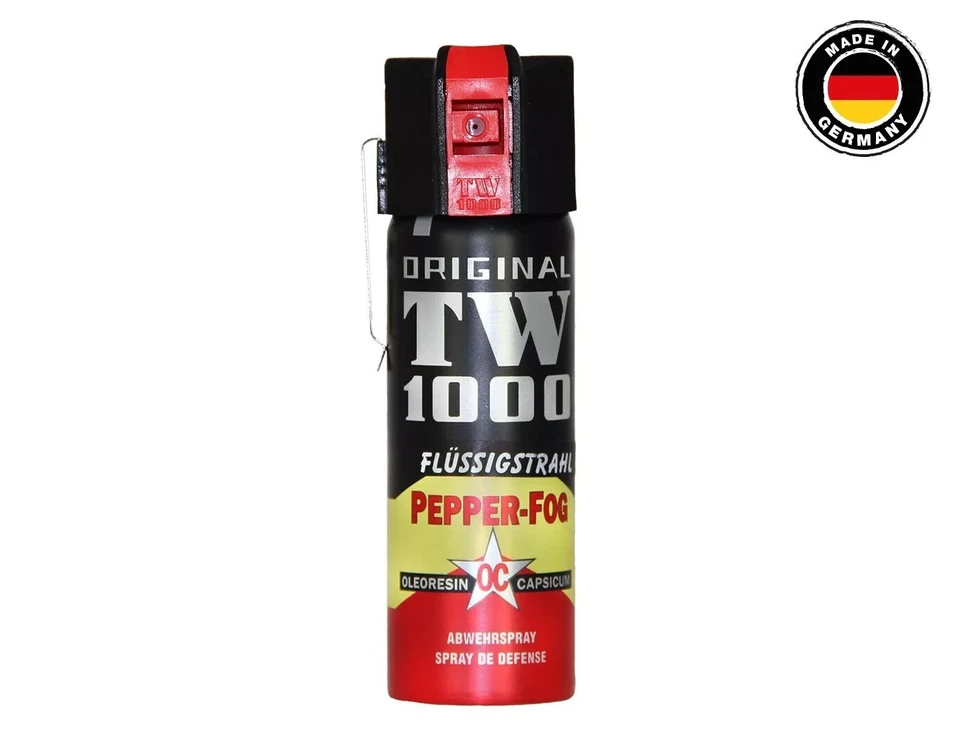 TW1000 Pfefferspray Serie Jet - Abwehrspray Tierabwehrspray Made in Germany