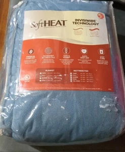 Manta Eléctrica Micro-Fleece Ajuste Perfecto/SoftHeat - COMPLETA - Azul Pizarra  - Imagen 1 de 3