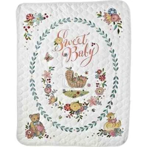 SWEET BABY CRIB COVER EMBROIDERY KIT QUILT by Dimensions - Picture 1 of 1