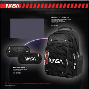 Zaino Scuola NASA + Astuccio Ovale - Foto 1 di 1