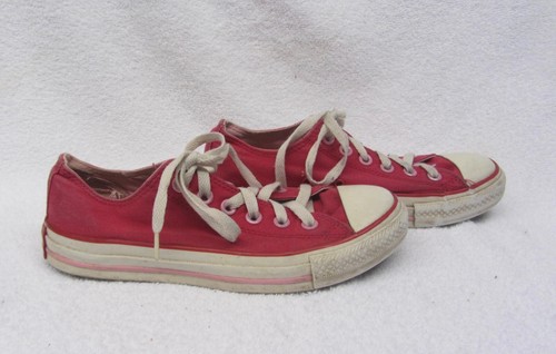 SCARPE CONVERSE ALL STAR taglia 7 tela ROSA SCURO donna