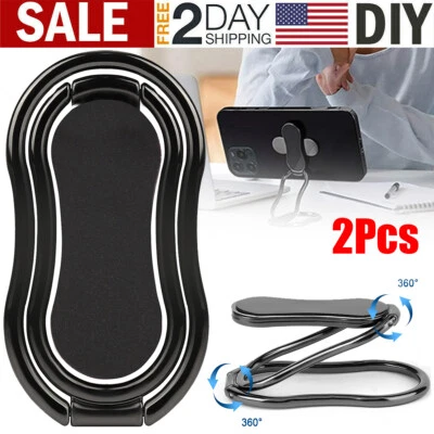 Finger Ring Holder Stand Grip 360° Rotating Magnetic Mount for Cell Phone Car  - Image 1 of 4