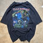 Vintage Y2K Iron Maiden Double Sided Metal Band Tour Graphic T-Shirt Men’s 3XL