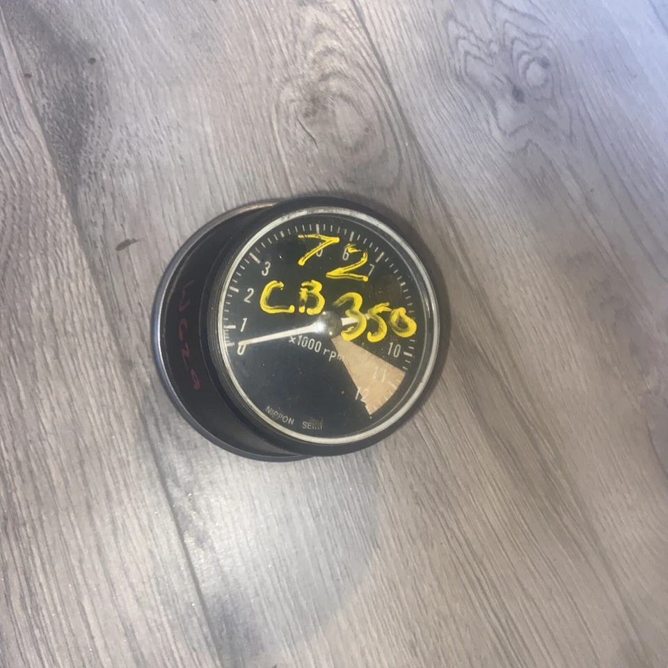 Cuadro de instrumentos medidor velocímetro Honda CB350 1972 Foto 1 de 2