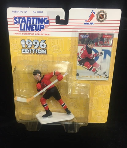 New Sealed Stephane Richer New Jersey Devils Starting Lineup Figure 1996 VTG NIP Cover