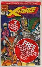 X-FORCE #1 1991 SEALED ROB LIEFELD CABLE CARD VERY FINE