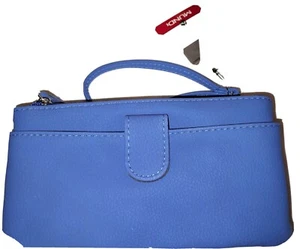 Mundi Ladies Stuff-It Wristlet Wallet , Royal Blue - Picture 1 of 7
