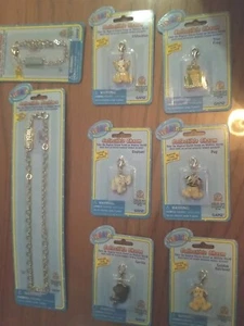 WEBKINZ SET OF 6 - CHARMs + 1-BRACELET+ 1-NECKLACE - NEW W/ SEALED CODES - Picture 1 of 10