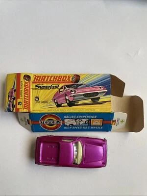 Matchbox Superfast Nr.5A Lotus Europa lilametallic Box - Image 1 of 4